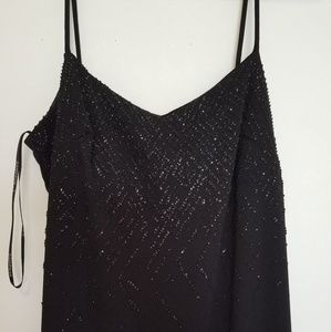 Rampage Rhinestone Black Long Dress